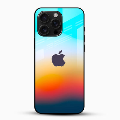 Rainbow Design Glass Case