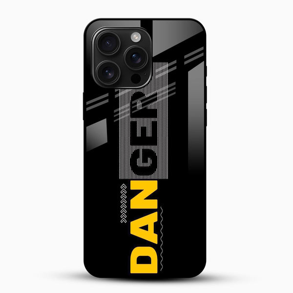 Danger Mobile Glass Cover - Cover Stall