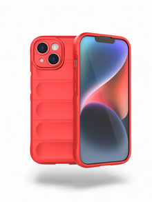 Red Shockproof Mobile Case – Rugged & Slim Design (ArmorPad)