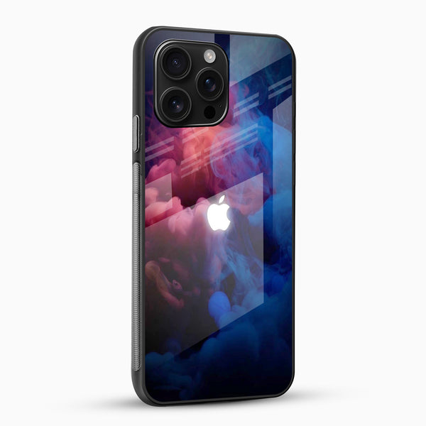 Red & Blue Smoke Glass Case - Cover Stall