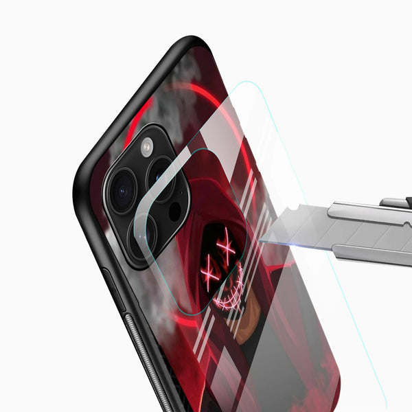 Red Mask Man Glass Case - Cover Stall