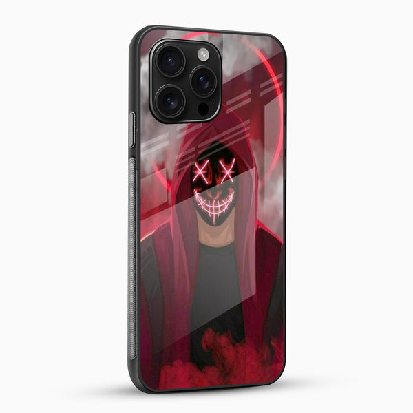 Red Mask Man Glass Case - Cover Stall