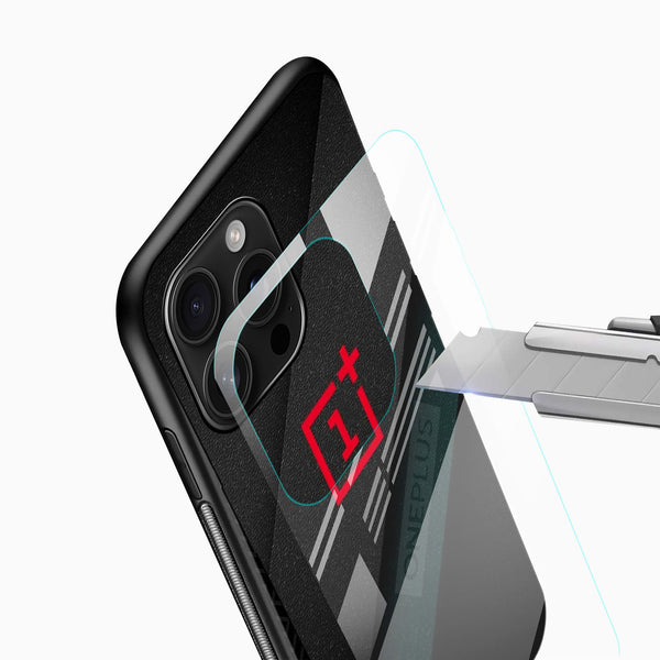 Refined Oneplus Logo Glass Case - Cover Stall