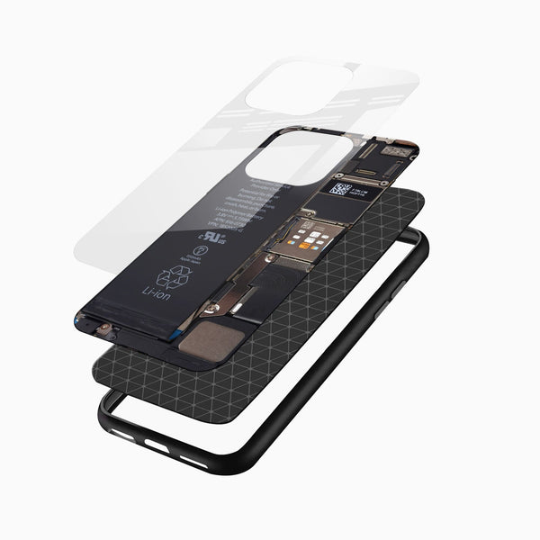Teardown Tech Art Glass Mobile Cover - Futuristic Glass Designer Case - Cover Stall