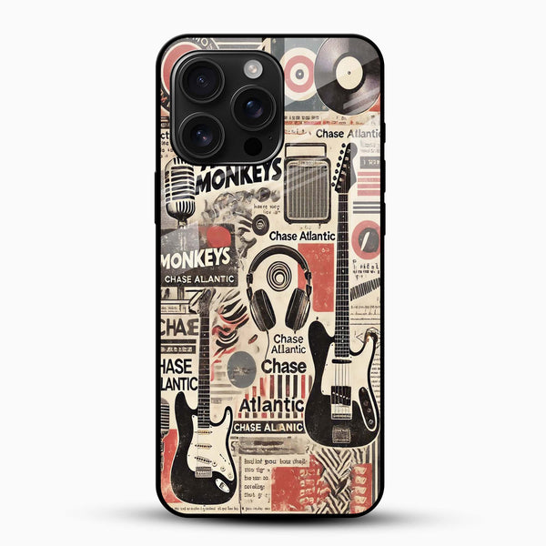 Retro Music Glass Mobile Cover - Cover Stall