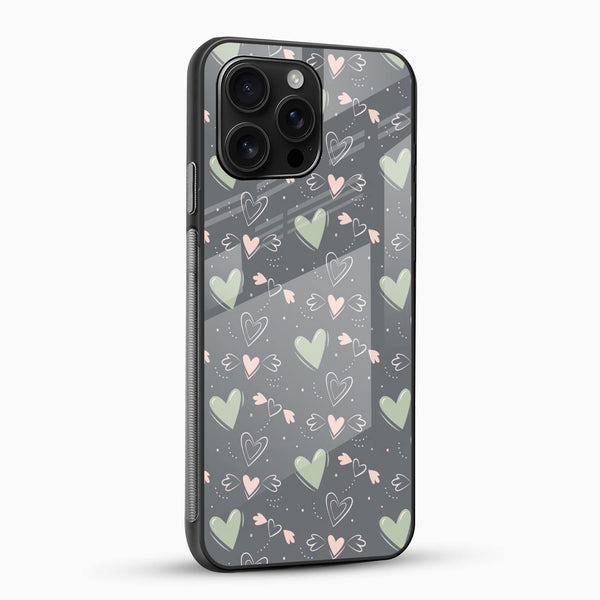 Romantic Heart Glass Case - Cover Stall