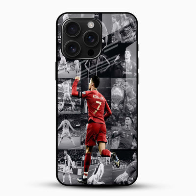 Ronaldo Collage Glass Case