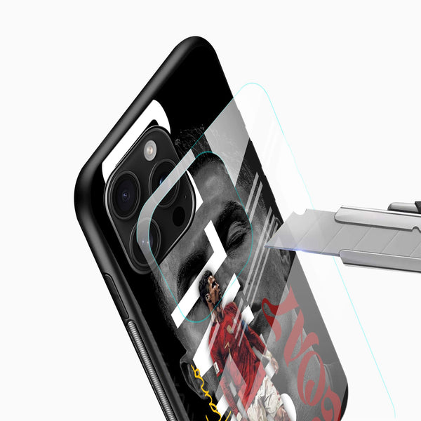 Ronaldo GOAT Glass Case - Cover Stall