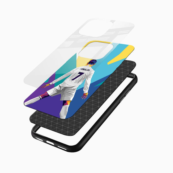 Ronaldo Iconic Pose Glass Case - Cover Stall