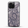 Elegant Paisley Pattern Glass Phone Case - Cover Stall
