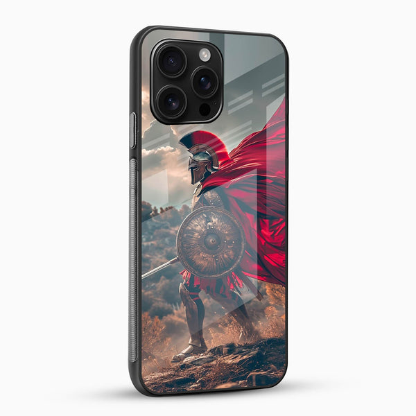 Spartan Warrior Glass Mobile Cover - Cover Stall