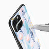 Pastel Botanical Aesthetic Glass Mobile Cover – Floral Nature - Cover Stall