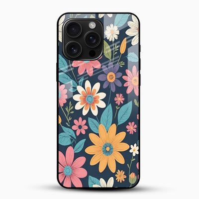 Spring Flower Glass Case