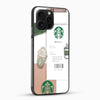 Starbucks Coffee Receipt Glass Back Cover – Café Aesthetic Design - Cover Stall