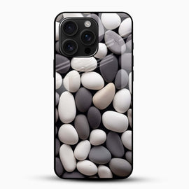 Stone Pebbles Glass Case