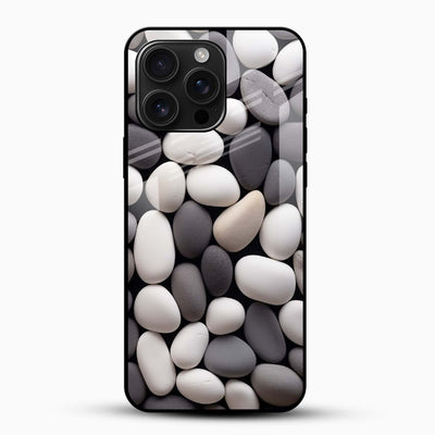 Stone Pebbles Glass Case