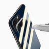 Stripe Pattern Glass Mobile Case - Cover Stall