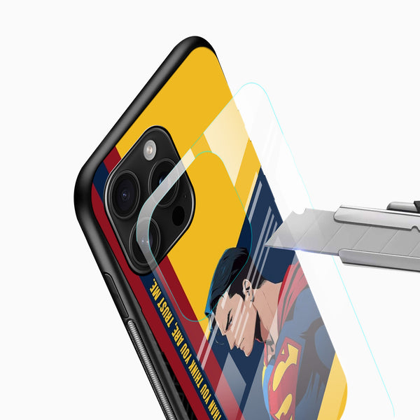 Superman Strength Glass Mobile Case – Heroic Bold Design - Cover Stall