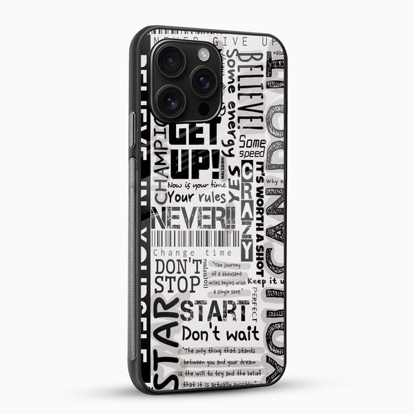 Svelte Typography Glass Case - Cover Stall