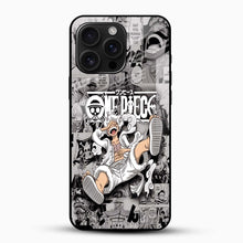 Monkey D. Luffy Gear 5 Glass Mobile Case – One Piece Anime Design