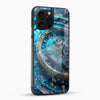 Blue Clockwork Glass Mobile Cover – Luxury Timepiece - Cover Stall