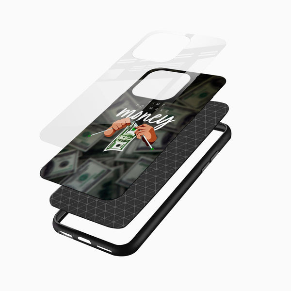 Time to Make Money Glass Phone Case - Cover Stall