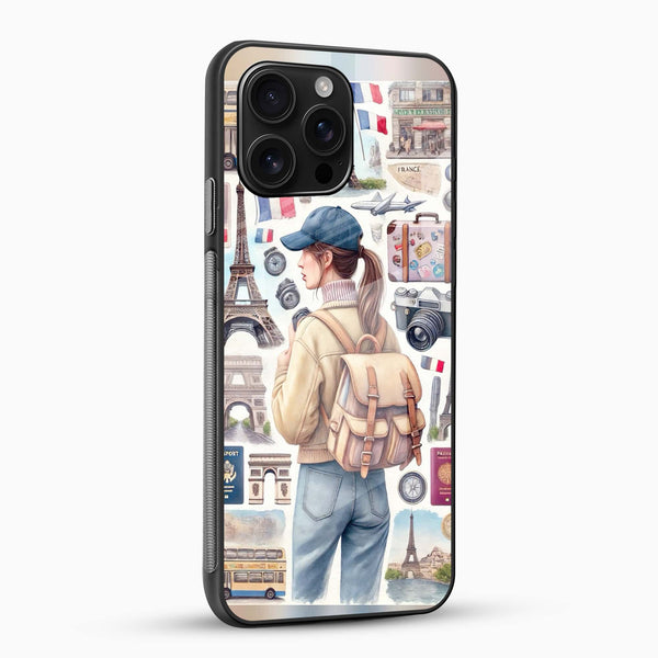 Travel Girl Glass Case - Cover Stall