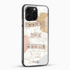 Travel The World Glass Mobile Case – Vintage Travel Aesthetic Design - Cover Stall