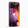 Vibrant Abstract Glass Mobile Case – Luxury Color Wave Design - Cover Stall