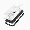 White Marble Glass Mobile Case – Minimal Luxury Design - Cover Stall