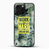 Work Hard Dream Big Mobile Glass Cover - Cover Stall