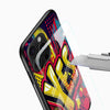 YES Graffiti Art Glass Back Cover – Bold Street Pop Design - Cover Stall