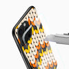 Zigzag Knit Pattern Glass Mobile Cover – Modern Chevron Design - Cover Stall