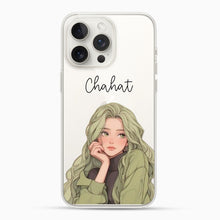 Green Hair Girl Silicon Mobile Case
