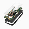Custom Floral Photo Glass Phone Case with Name - Cover Stall