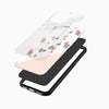 Pastel Floral Minimal Art Glass Mobile Cover – Cute Aesthetic Designer Case - Cover Stall