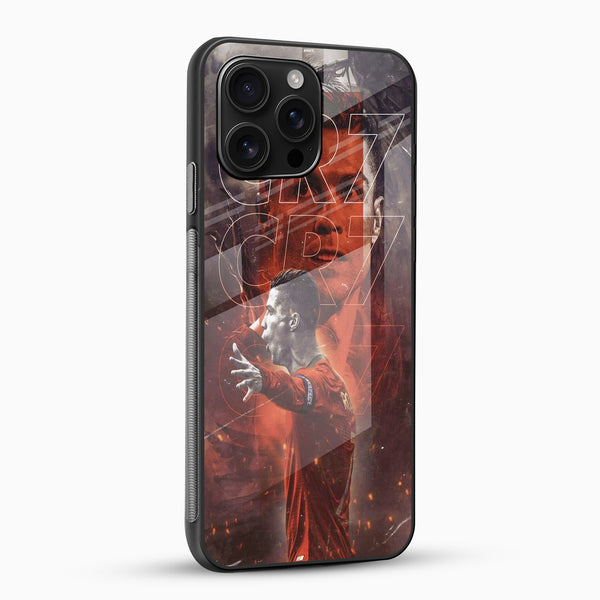 CR7 Ronaldo Glass Phone Case - Cover Stall