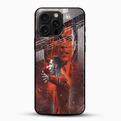 CR7 Ronaldo Glass Phone Case