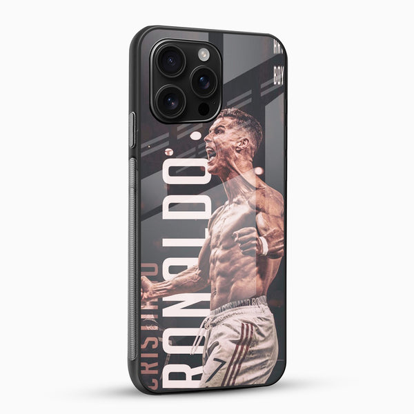 Football Legend Ronaldo Glass Phone Case - Cover Stall