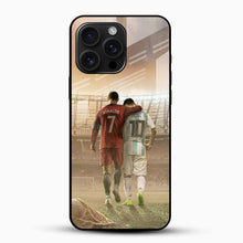 Ronaldo Messi Glass Phone Case