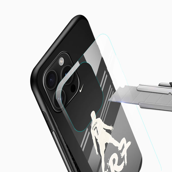 CR7 Aesthetic Glass Phone Case - Cover Stall