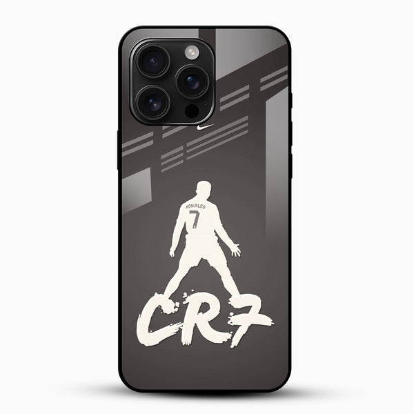 CR7 Aesthetic Glass Phone Case - Cover Stall