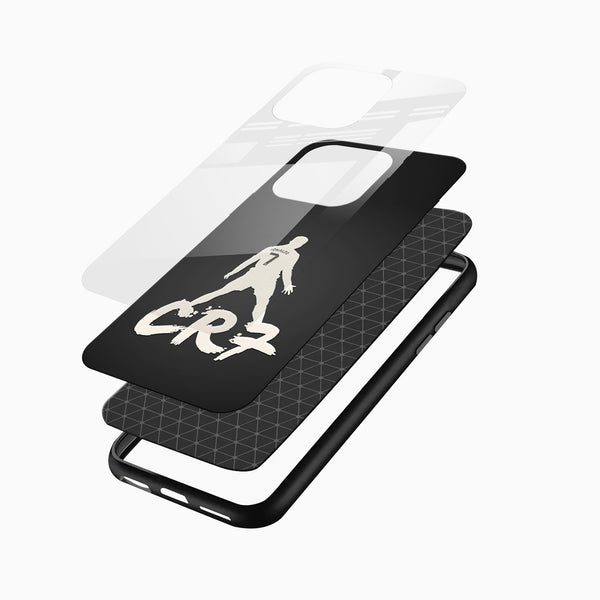 CR7 Aesthetic Glass Phone Case - Cover Stall