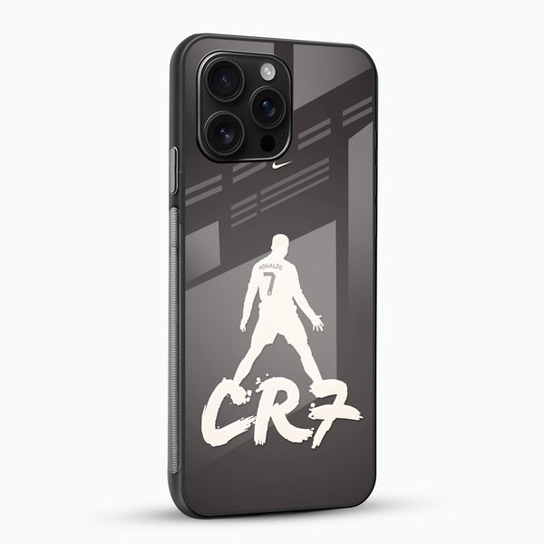 CR7 Aesthetic Glass Phone Case - Cover Stall