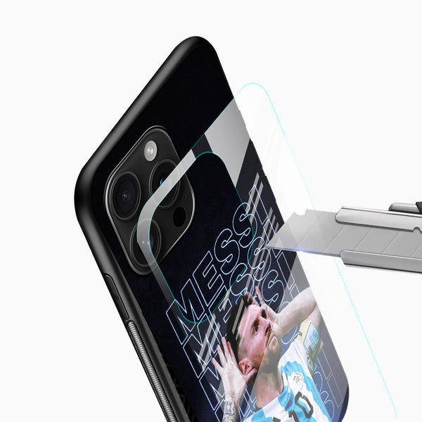 Messi Jersey 10 Glass Phone Case - Cover Stall