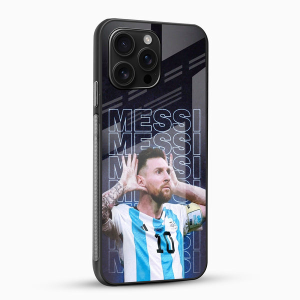 Messi Jersey 10 Glass Phone Case - Cover Stall