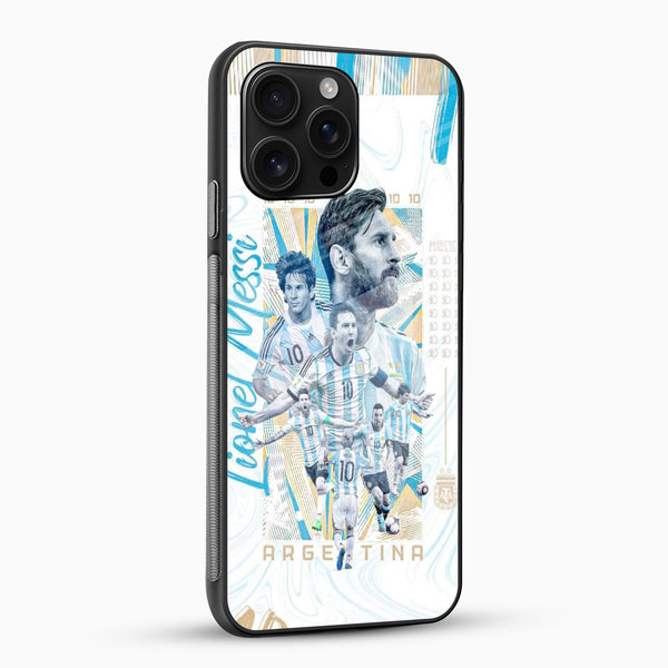 Messi Argentina Glass Mobile Cover - Cover Stall