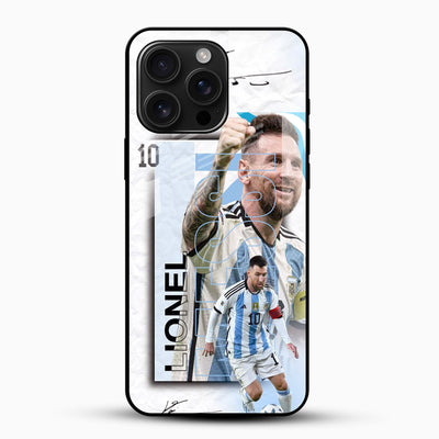 Lionel Messi Glass Phone Case