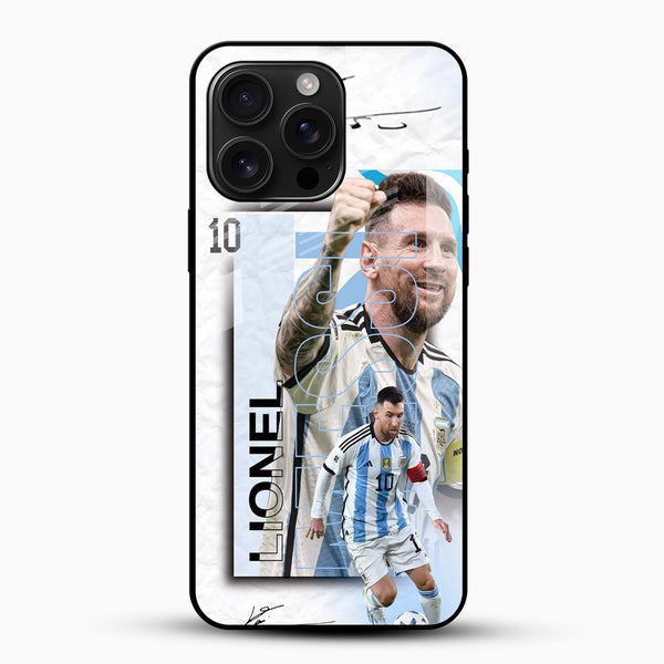 Lionel Messi Glass Phone Case - Cover Stall
