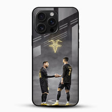 Messi Ronaldo Goat Glass Phone Case